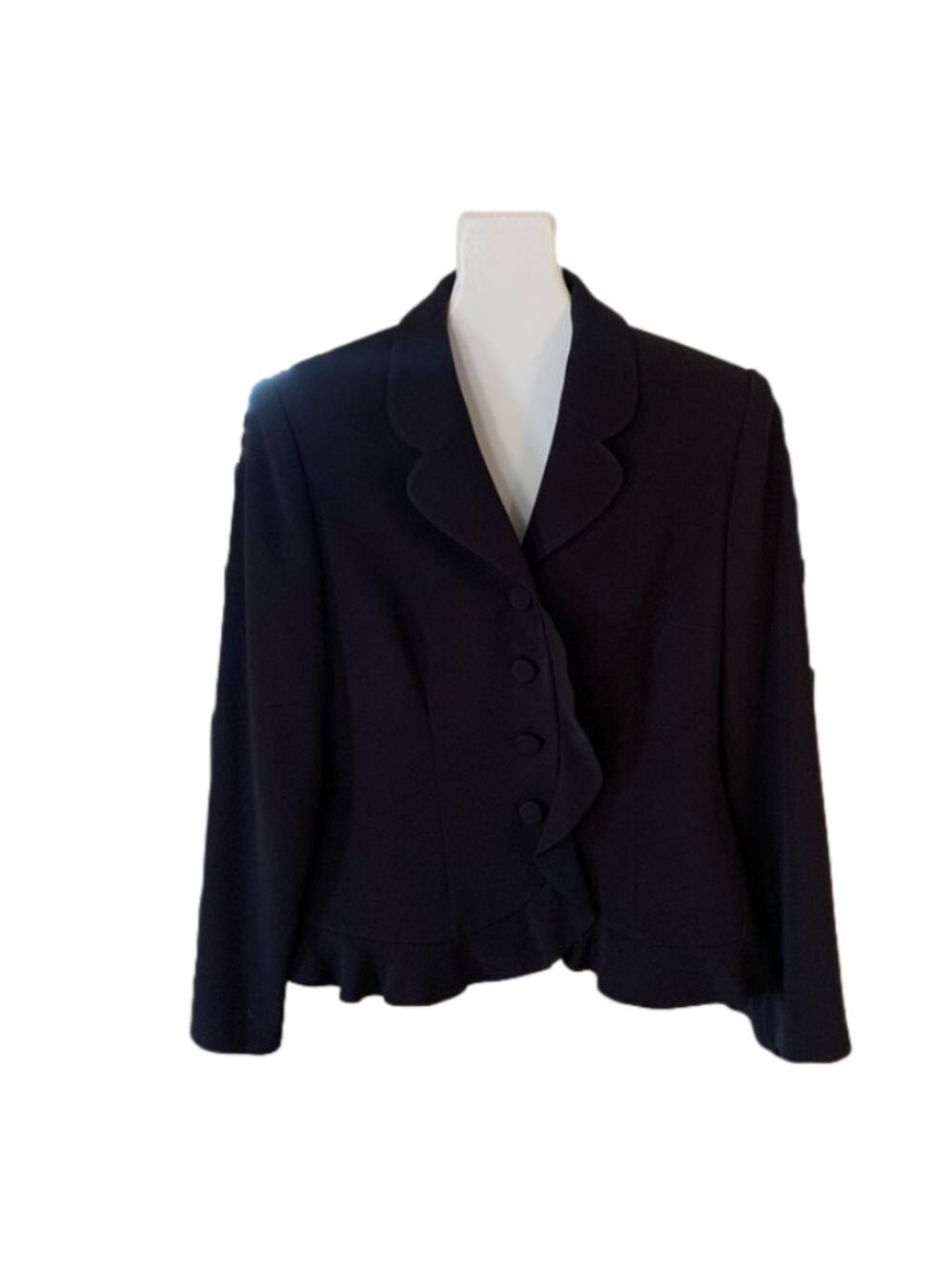 TALBOTS Black Long Sleeve Blazer Suit Jacket